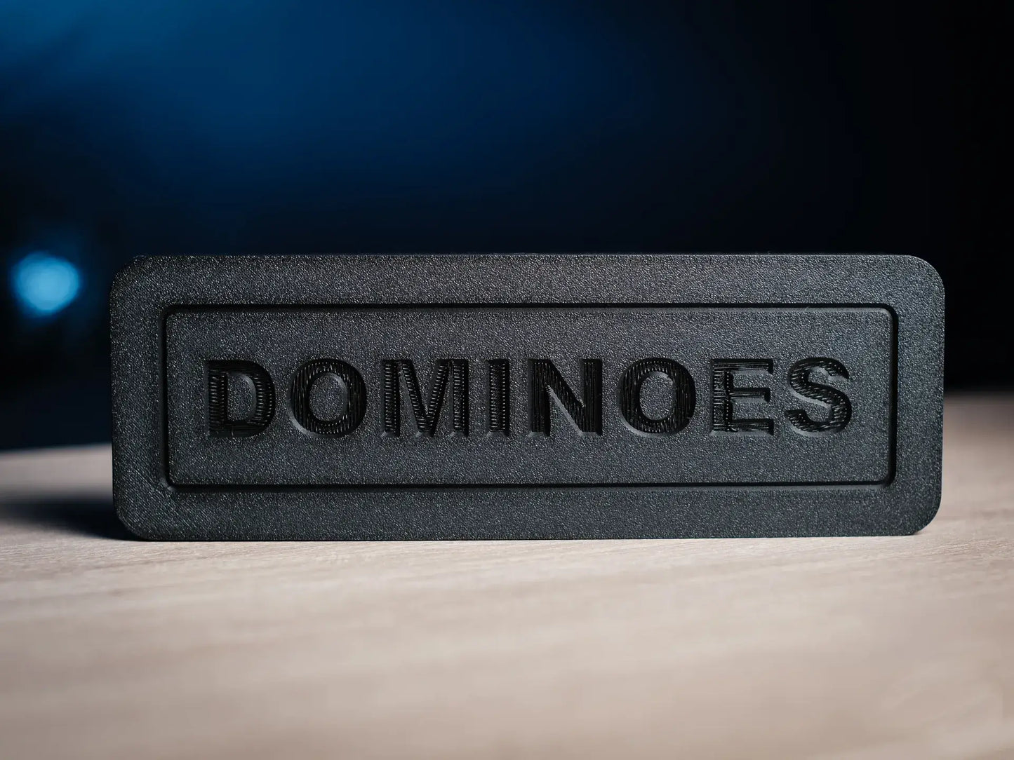 Domino – Juego de dominó impreso en 3D con caja y soportes