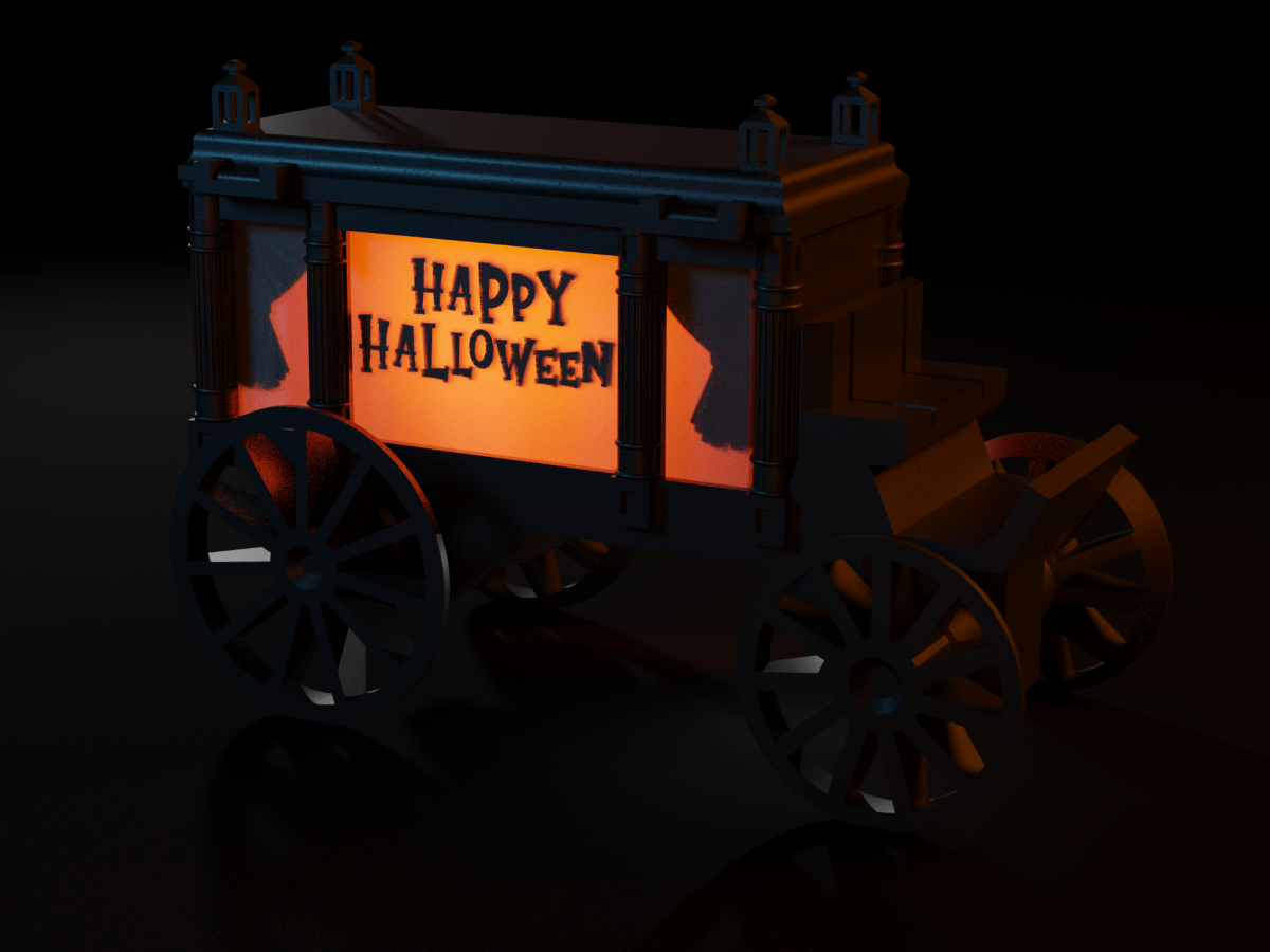Carro Lampara Halloween - Soraya De La Torre Corbacho