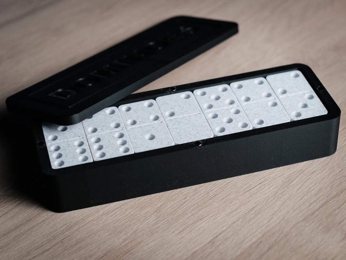 Domino – Juego de dominó impreso en 3D con caja y soportes - Prinx 3D Soluciones Integrales