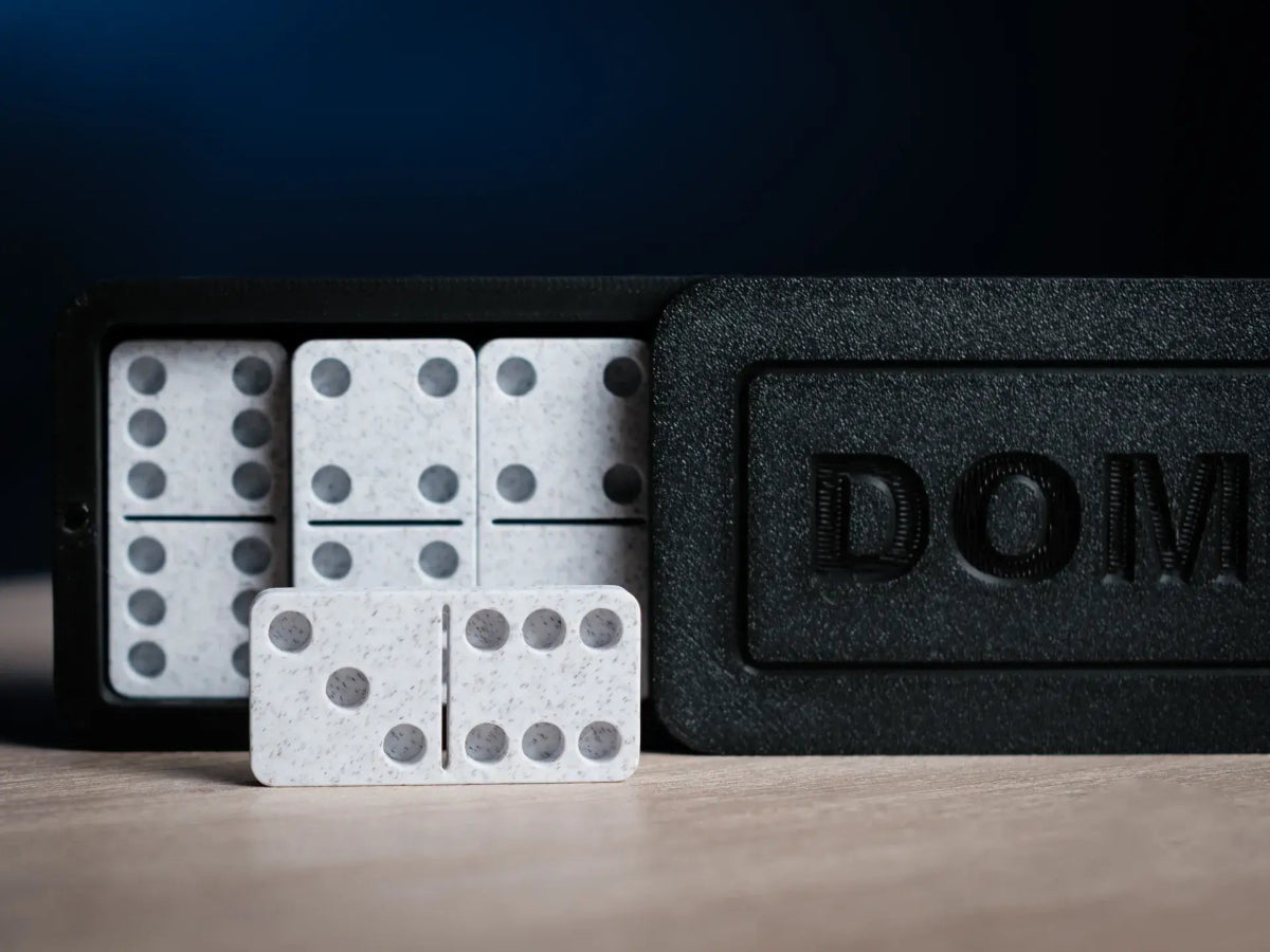 Domino – Juego de dominó impreso en 3D con caja y soportes - Prinx 3D Soluciones Integrales