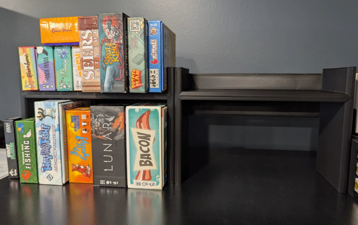 Estantería modular – Organizador para juegos de mesa en formato vertical - Prinx 3D Soluciones Integrales