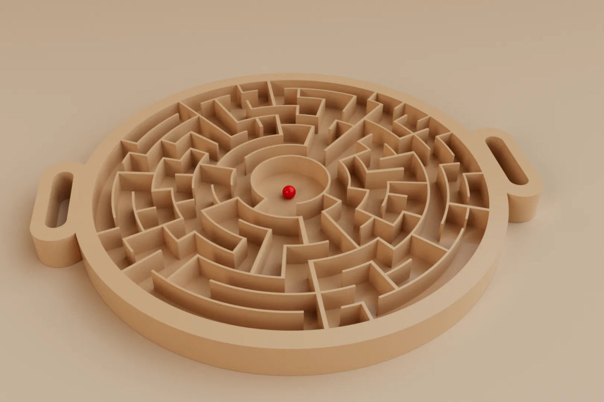 Laberinto Circular – Juego de habilidad con bola metálica - Prinx 3D Soluciones Integrales