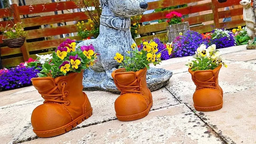 Maceta Boots - Prinx 3D Soluciones Integrales