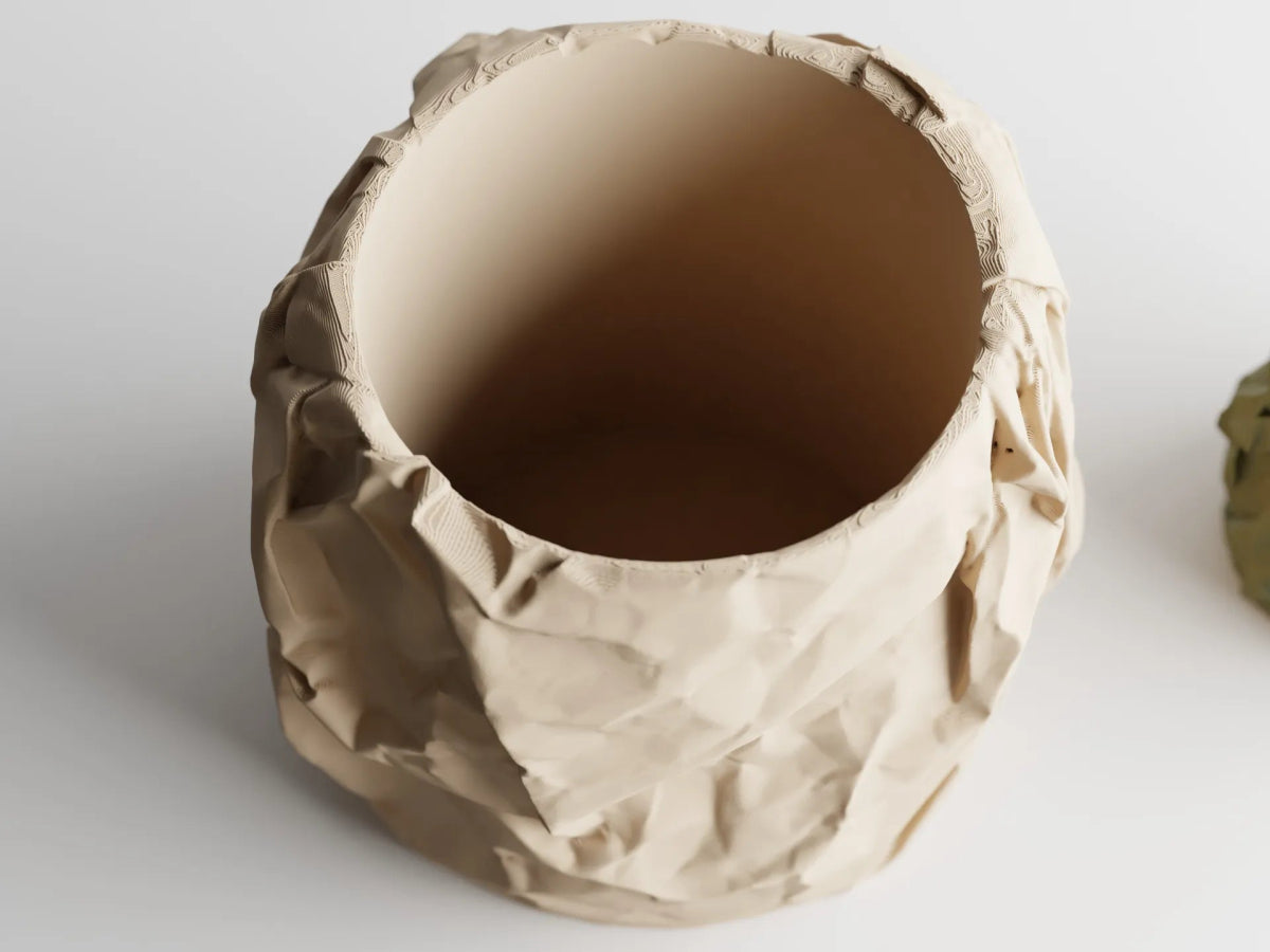 Maceta Crumpled - Prinx 3D Soluciones Integrales