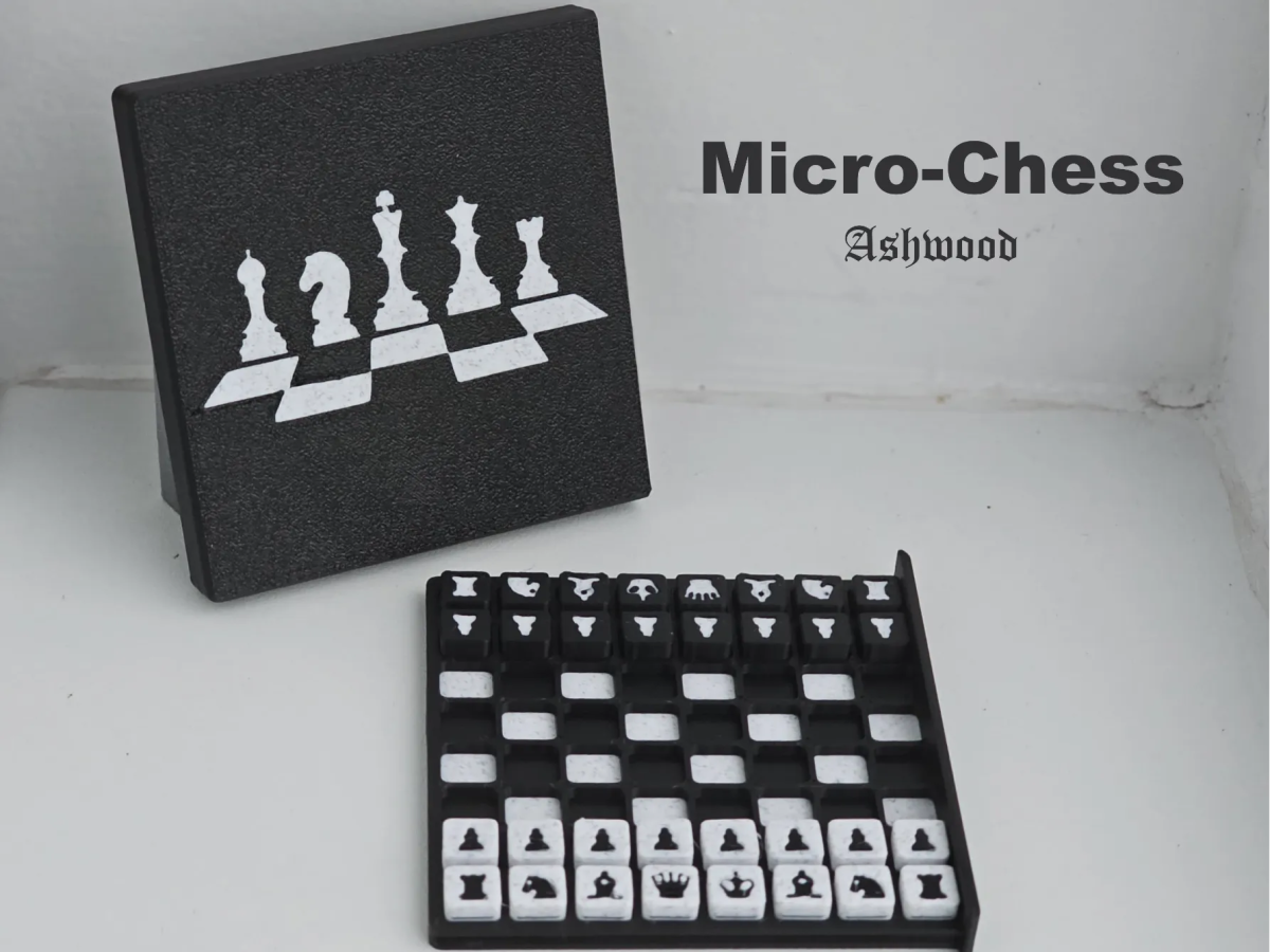 Micro Ajedrez Ashwood – Juego de ajedrez portátil impreso en 3D - Prinx 3D Soluciones Integrales