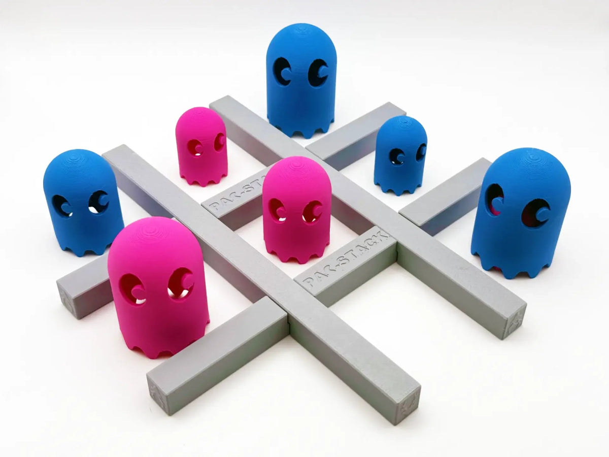 Pac - Stack – Juego de tres en raya 3D con fantasmas apilables - Prinx 3D Soluciones Integrales