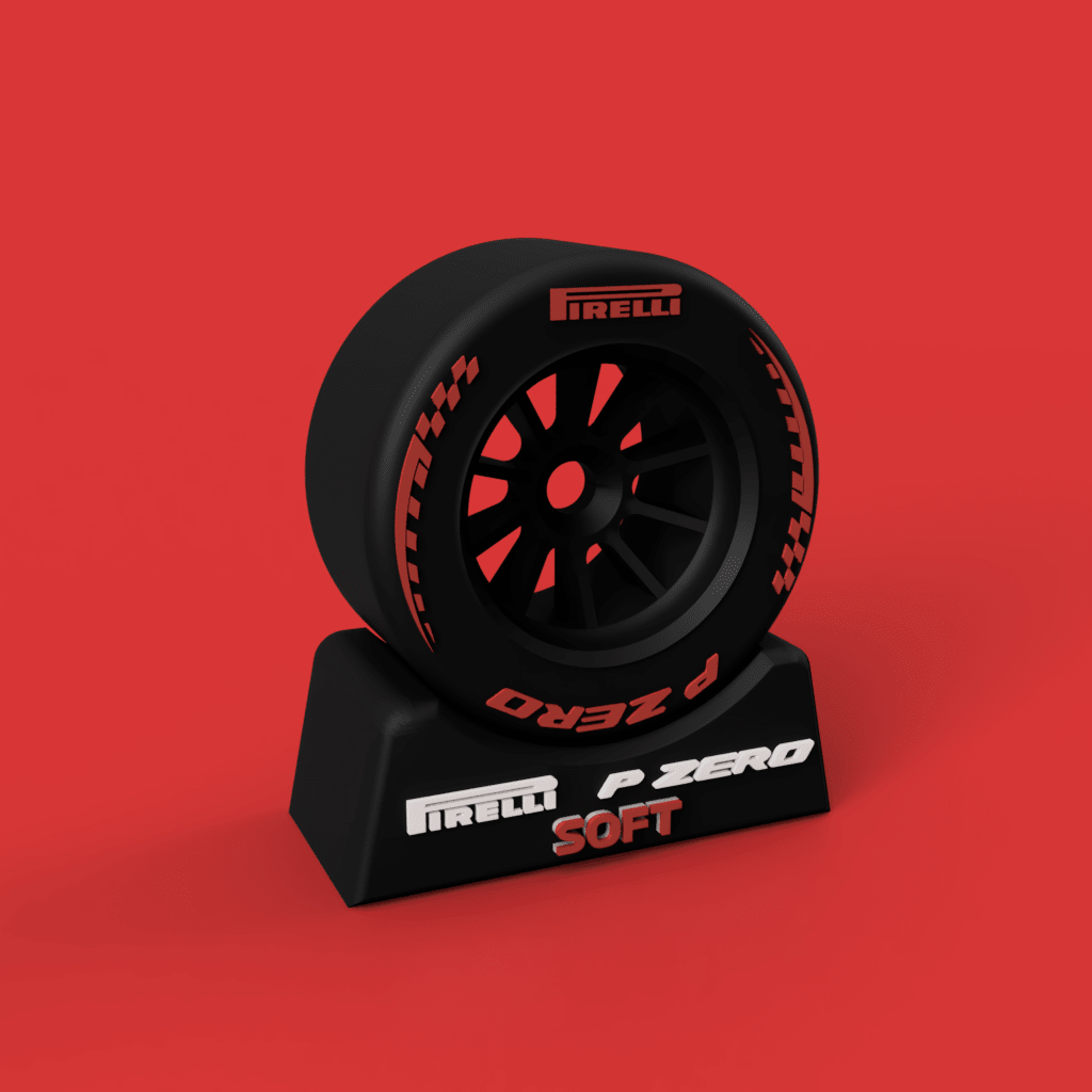 Set Llantas F1 Pirelli - Prinx 3D