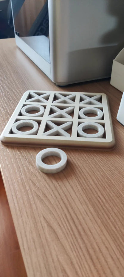 3 en Raya Minimal – Juego de mesa decorativo en estilo moderno - Prinx 3D Soluciones Integrales