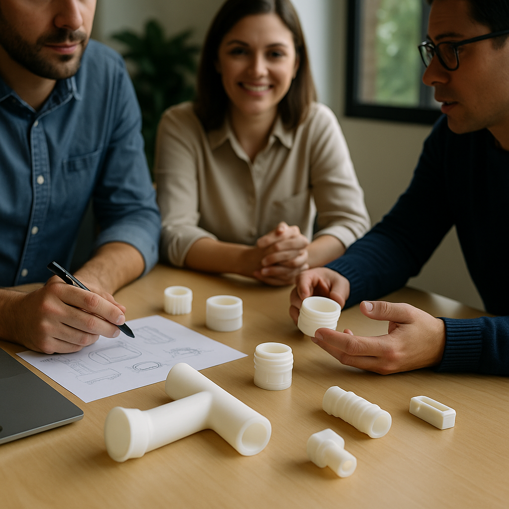 Maceta 3D moderna impresa en PLA con diseño minimalista – Prinx.