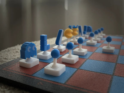 Ajedrez Arcade – Set de ajedrez impreso en 3D inspirado en videojuegos retro - Prinx 3D Soluciones Integrales