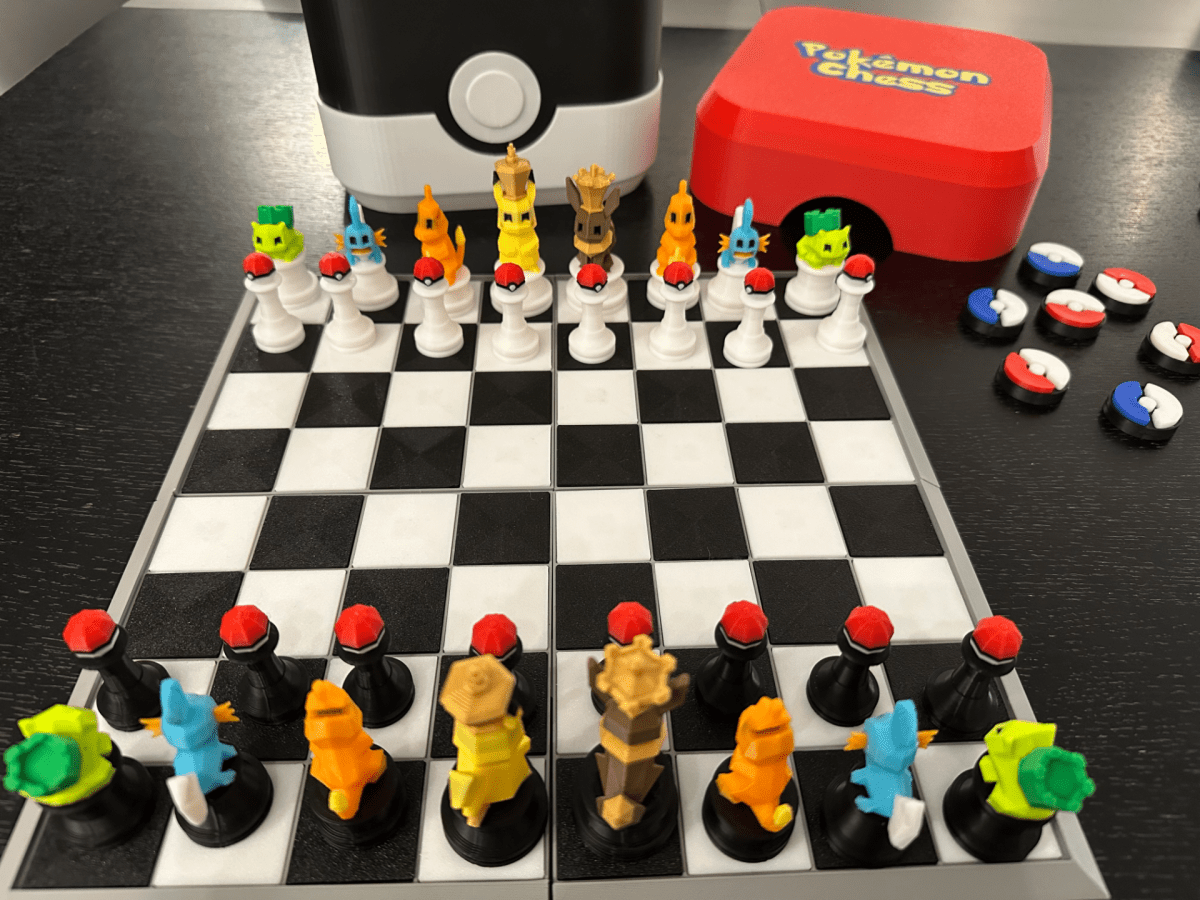 Ajedrez Pokémon impreso en 3D | Pokémon Chess - Prinx 3D