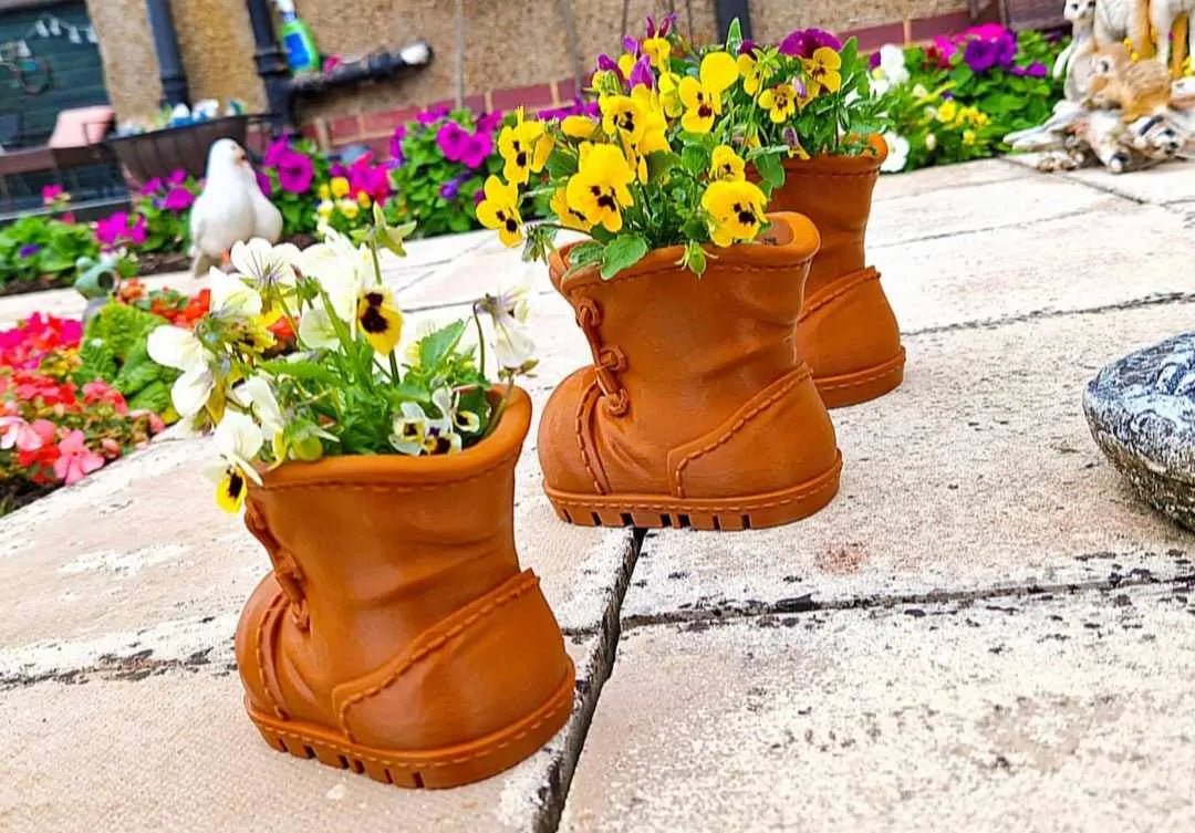 Maceta Boots - Prinx 3D Soluciones Integrales