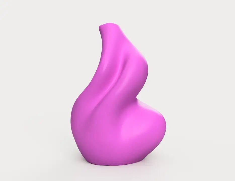 Maceta escultórica Ondina 3D modelo Flow en color rosa – Prinx.