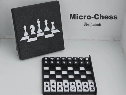 Micro Ajedrez Ashwood – Juego de ajedrez portátil impreso en 3D - Prinx 3D Soluciones Integrales