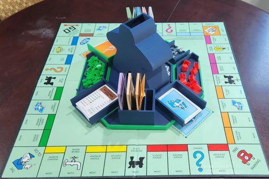 Organizador Central para Monopoly – Meeple Multifunción impreso en 3D - Prinx 3D Soluciones Integrales